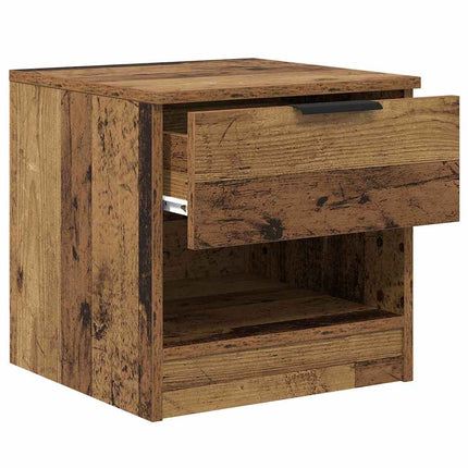 Sängskåp 2 pcs Gammalt trä 40 x 39 x 40 cm Konstruerat trä
