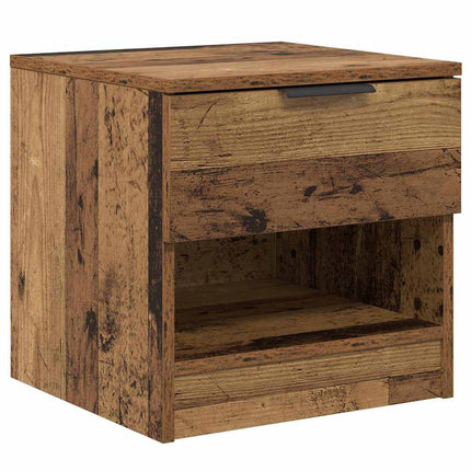 Sängskåp 2 pcs Gammalt trä 40 x 39 x 40 cm Konstruerat trä