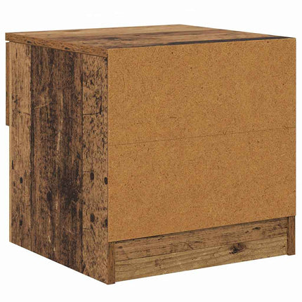 Sängskåp 2 pcs Gammalt trä 40 x 39 x 40 cm Konstruerat trä