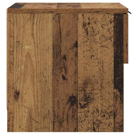 Sängskåp 2 pcs Gammalt trä 40 x 39 x 40 cm Konstruerat trä