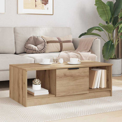 Kaffeebord Artisan Ek 102 x 50 x 36cm Konstruerat trä
