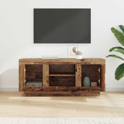 TV-skåp Gammalt trä 102 x 35 x 45 cm Konstruerat trä