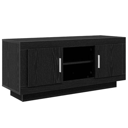 TV-skåp Svart Ek 102 x 35 x 45 cm Konstruerat trä