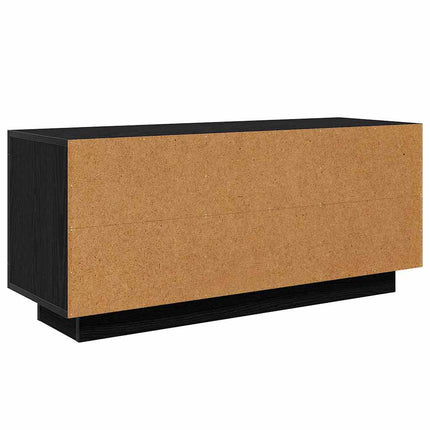 TV-skåp Svart Ek 102 x 35 x 45 cm Konstruerat trä