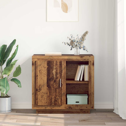 Sideboard Gammalt trä 80 x 40 x 75 cm Konstruerat trä