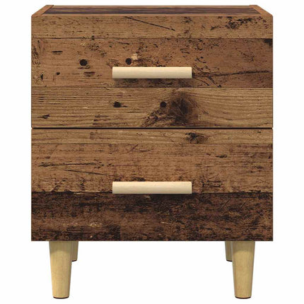 Sängskåp Gammalt trä 40 x 35 x 47.5cm Konstruerat trä
