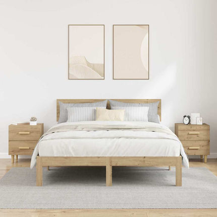 Sängskåp 2 pcs Artisan Ek 40 x 35 x 47.5cm Konstruerat trä