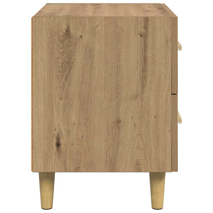 Sängskåp 2 pcs Artisan Ek 40 x 35 x 47.5cm Konstruerat trä