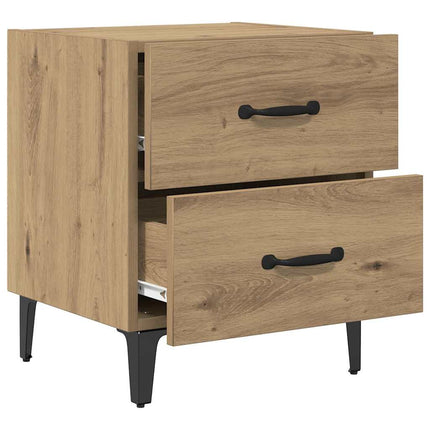 Sängskåp 2 pcs Artisan Ek 40 x 35 x 47,5 cm Konstruerat trä