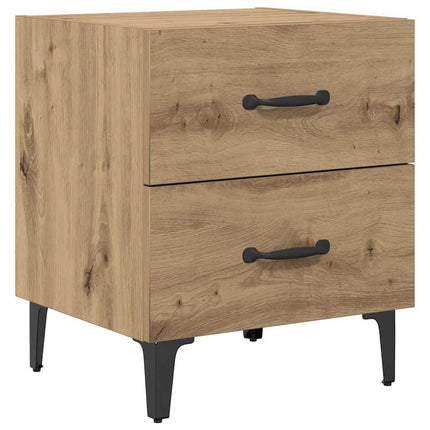 Sängskåp 2 pcs Artisan Ek 40 x 35 x 47,5 cm Konstruerat trä