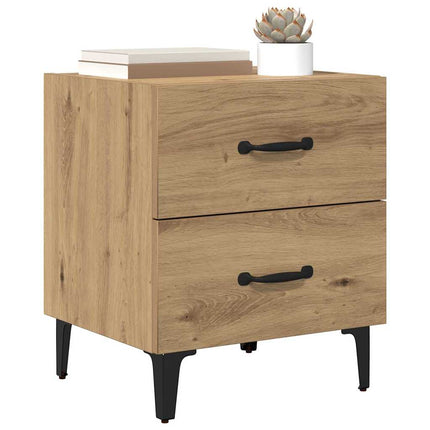 Sängskåp 2 pcs Artisan Ek 40 x 35 x 47,5 cm Konstruerat trä