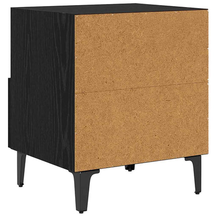 Nattduksbord Svart ek 40 x 35 x 47.5 cm Konstruerat trä