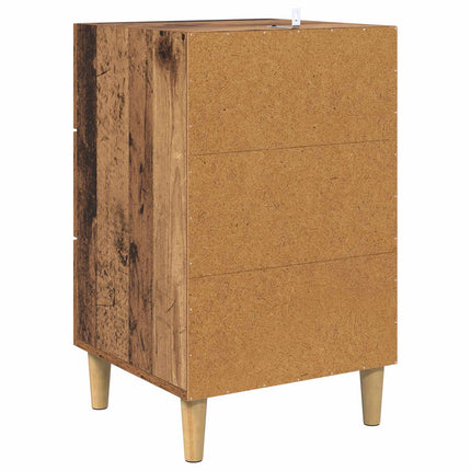 Nattduksbord Gammalt trä 40 x 40 x 66 cm Konstruerat trä