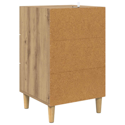 Nattduksbord Artisan Ek 40 x 40 x 66 cm Konstruerat trä