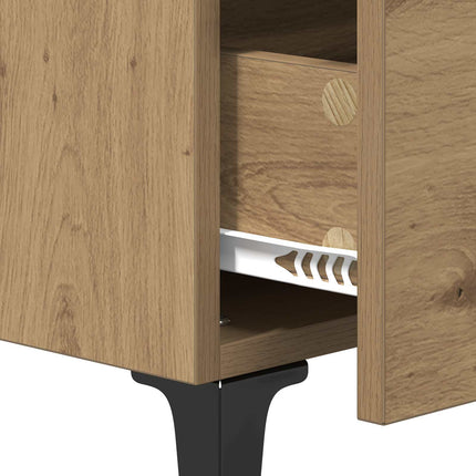 Nattduksbord Artisan Ek 40 x 40,5 x 66 cm Konstruerat trä