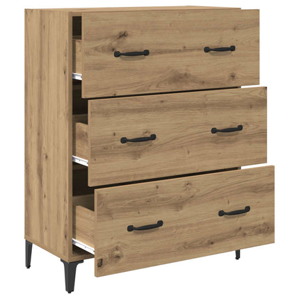 Sideboard Artisan Ek 69,5 x 34 x 90 cm Konstruerat trä och järn