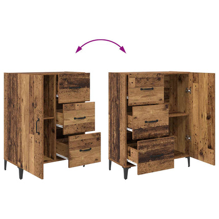 Sideboard Gammalt trä 69,5 x 34 x 90 cm Konstruerat trä