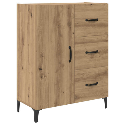 Sideboard med låda Artisan Ek 69,5 x 34 x 90 cm Konstruerat trä