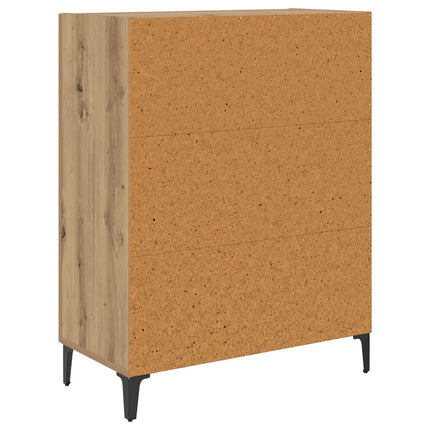 Sideboard med låda Artisan Ek 69,5 x 34 x 90 cm Konstruerat trä