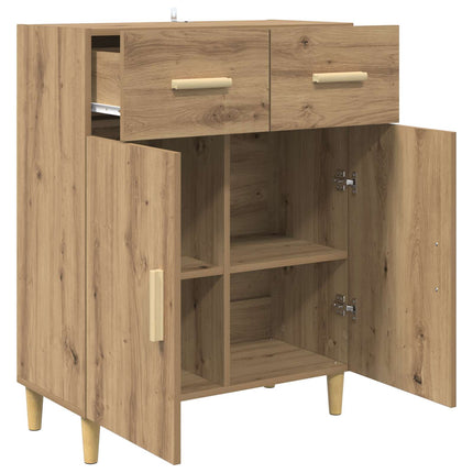 Sideboard med låda artisan ek 34 x 69.5 x 89 cm Konstruerat trä
