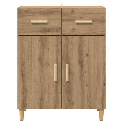 Sideboard med låda artisan ek 34 x 69.5 x 89 cm Konstruerat trä