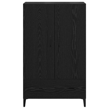 Skåp Svart Ek 70 x 31 x 115 cm Konstruerat trä och järn