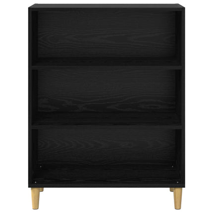 Sideboard Svart Ek 69,5 x 32,5 x 90 cm Konstruerat trä