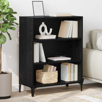 Sideboard Svart Ek 69,5 x 32,5 x 90 cm Konstruerat trä