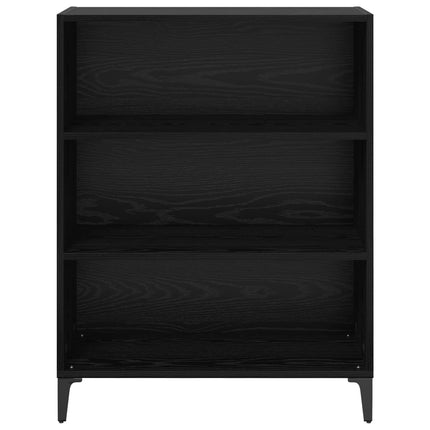 Sideboard Svart Ek 69,5 x 32,5 x 90 cm Konstruerat trä