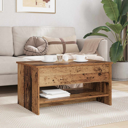 Kaffeebord Gammalt trä 80 x 50,5 x 41,5 cm Konstruerat trä
