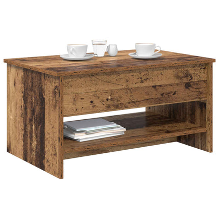 Kaffeebord Gammalt trä 80 x 50,5 x 41,5 cm Konstruerat trä