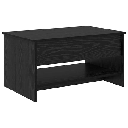 Kaffeebord Svart Ek 80 x 50,5 x 41,5 cm Konstruerat trä