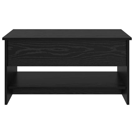 Kaffeebord Svart Ek 80 x 50,5 x 41,5 cm Konstruerat trä