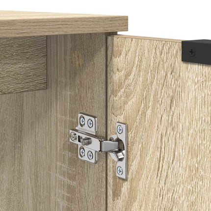 Badrumsskåp Sonoma-ek 64,5 x 33,5 x 59 cm Konstruerat trä