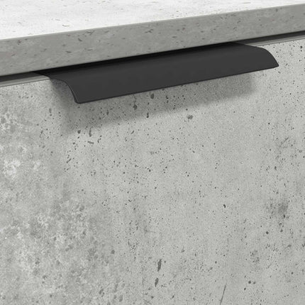 Badrumsskåp Betonggrå 64,5 x 33,5 x 59 cm Konstruerat trä