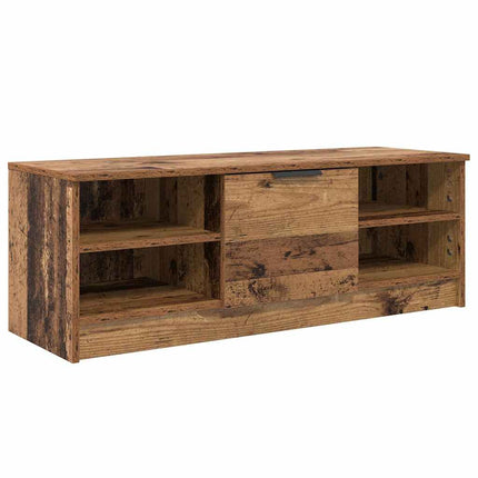 TV-skåp 102 x 35 x 36,5 cm Gammalt trä Konstruerat trä