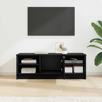 TV-skåp Svart Ek 102 x 35 x 36,5 cm Konstruerat trä