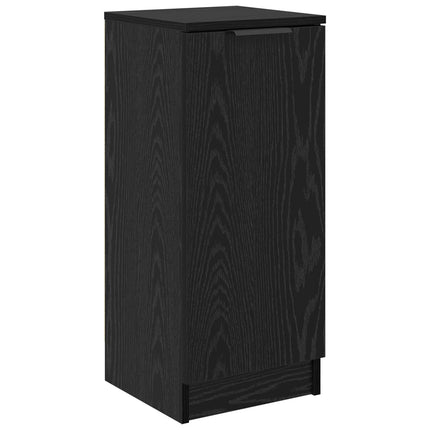 Sideboard Svart Ek 30 x 30 x 70 cm Konstruerat trä