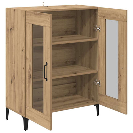 Sideboard Artisan Ek 69,5 x 34 x 90 cm Konstruerat trä och järn