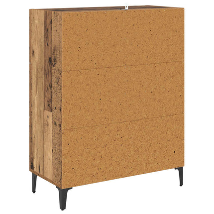 Sideboard med låda Gammalt trä 69,5 x 34 x 90 cm