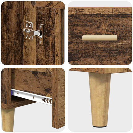 Skåp Gammalt trä 70 x 31 x 115 cm Konstruerat trä