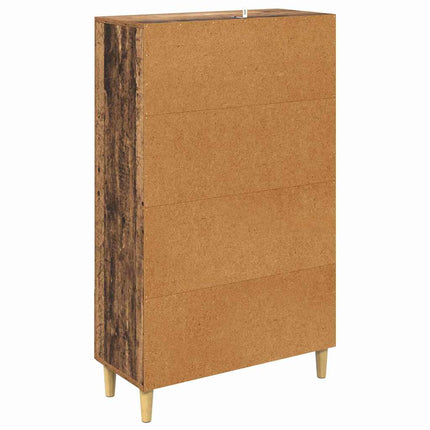 Skåp med låda Gammalt trä 70 x 31 x 115 cm Konstruerat trä