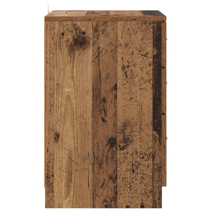 Nattduksbord Gammalt trä 40 x 40 x 63 cm Konstruerat trä