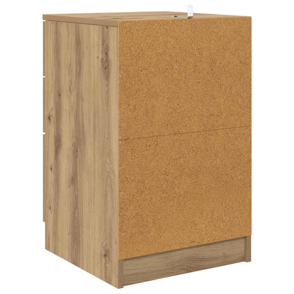 Nattduksbord Artisan Ek 40 x 40 x 63 cm Konstruerat trä