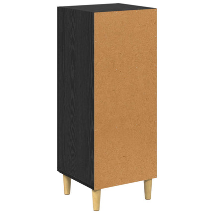 Sideboard Svart Ek 34,5 x 34 x 90 cm Konstruerat trä