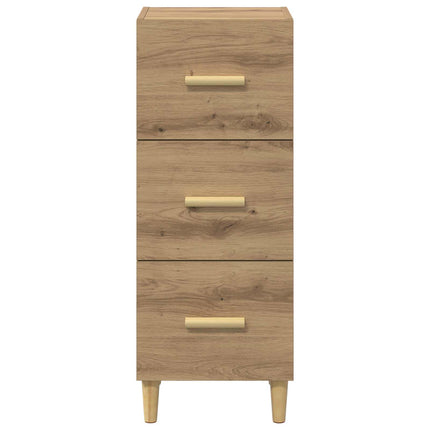 Sideboard med låda artisan ek 34.5 x 34 x 90 cm Konstruerat trä