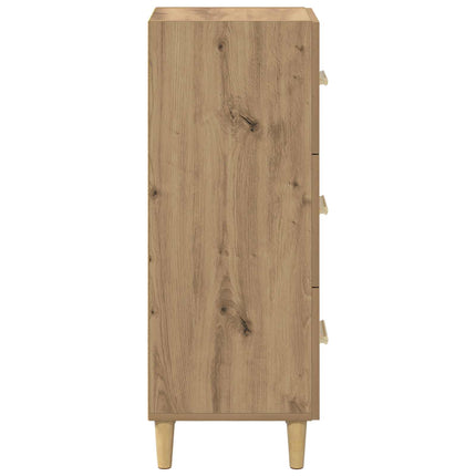 Sideboard med låda artisan ek 34.5 x 34 x 90 cm Konstruerat trä