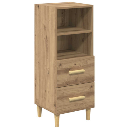Sideboard med låda artisan ek 34 x 34,5 x 90 cm Konstruerat trä