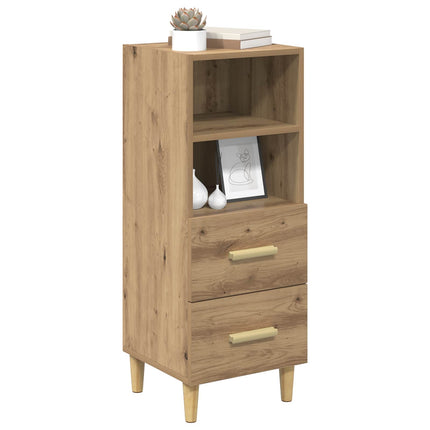 Sideboard med låda artisan ek 34 x 34,5 x 90 cm Konstruerat trä