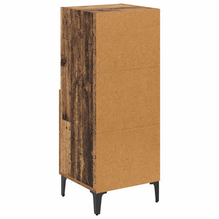 Sideboard Gammalt trä 34 x 34.5 x 90 cm Konstruerat trä